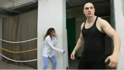 The criminal boss punishes Glenda's and Naomi's stomachs The criminal boss punishes Glenda's and Naomi's stomachs